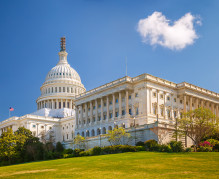 US Capitol at sunny day, Washington DC