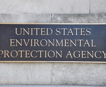 Washington, DC, USA - May 5, 2011: United States Environmental Protection Agency (EPA) sign at the headquarters building in Washington, DC.